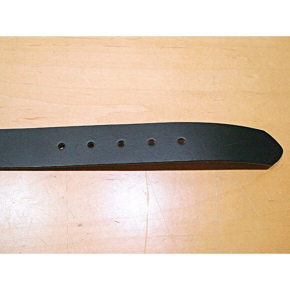 Harley Davidson Genuine Leather Black Belt Bar Shield Cutout Logo Buckle Sz 28 main image 8